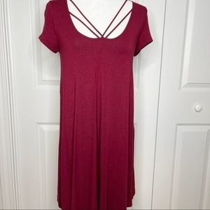 Hollister Burgundy Dress